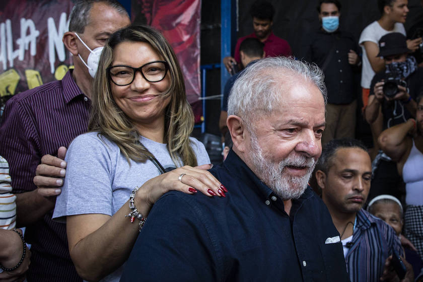 Lula e sua mulher, Janja, testam positivo para a Covid-19