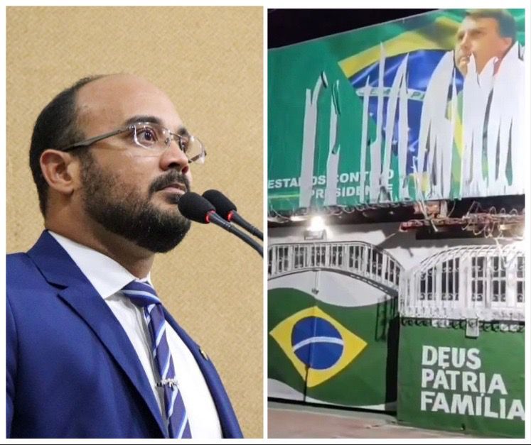 Capitão Alden repudia vandalismo sofrido pela Casa Direita Eunápolis e cobra investigação