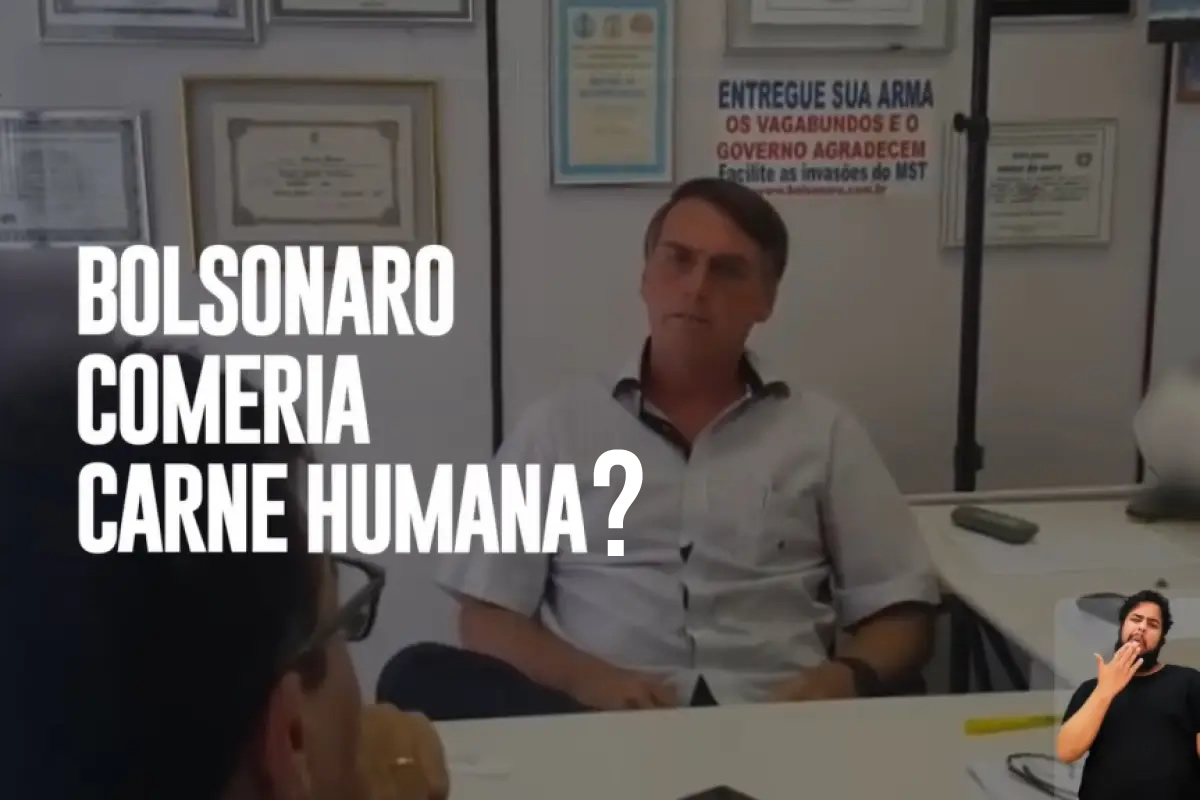PT é obrigado a remover vídeo que associa Bolsonaro ao canibalismo