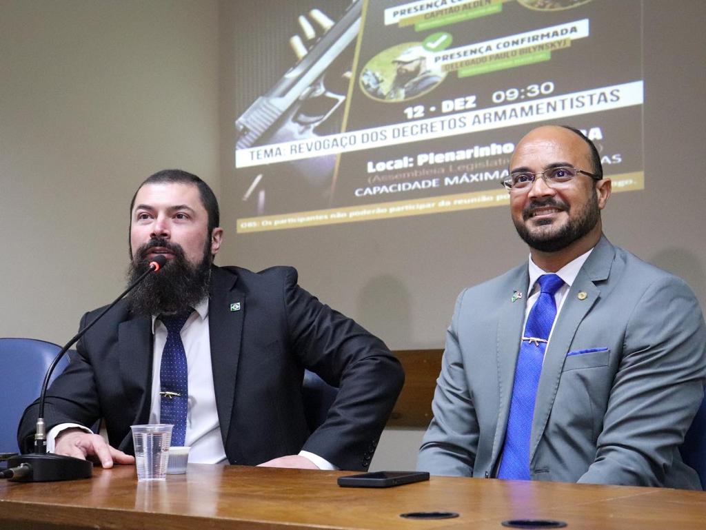 Capitão Alden recebe Paulo Bilynskyj e reúne CACs para tratar ações de combate ao revogaço de pautas armamentistas