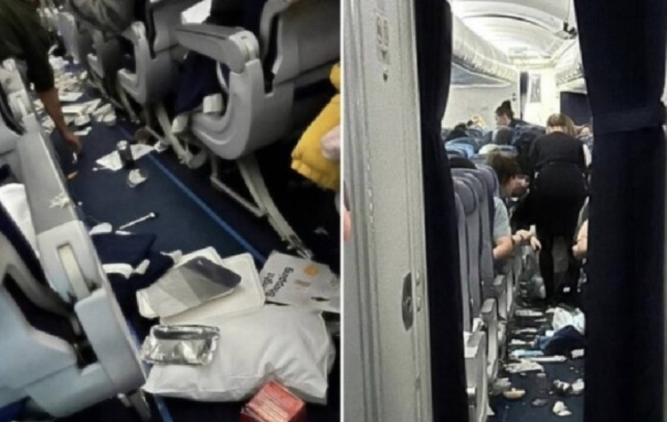 Voo despenca mais de 300 metros durante turbulência nos EUA e deixa ao menos sete pessoas feridas