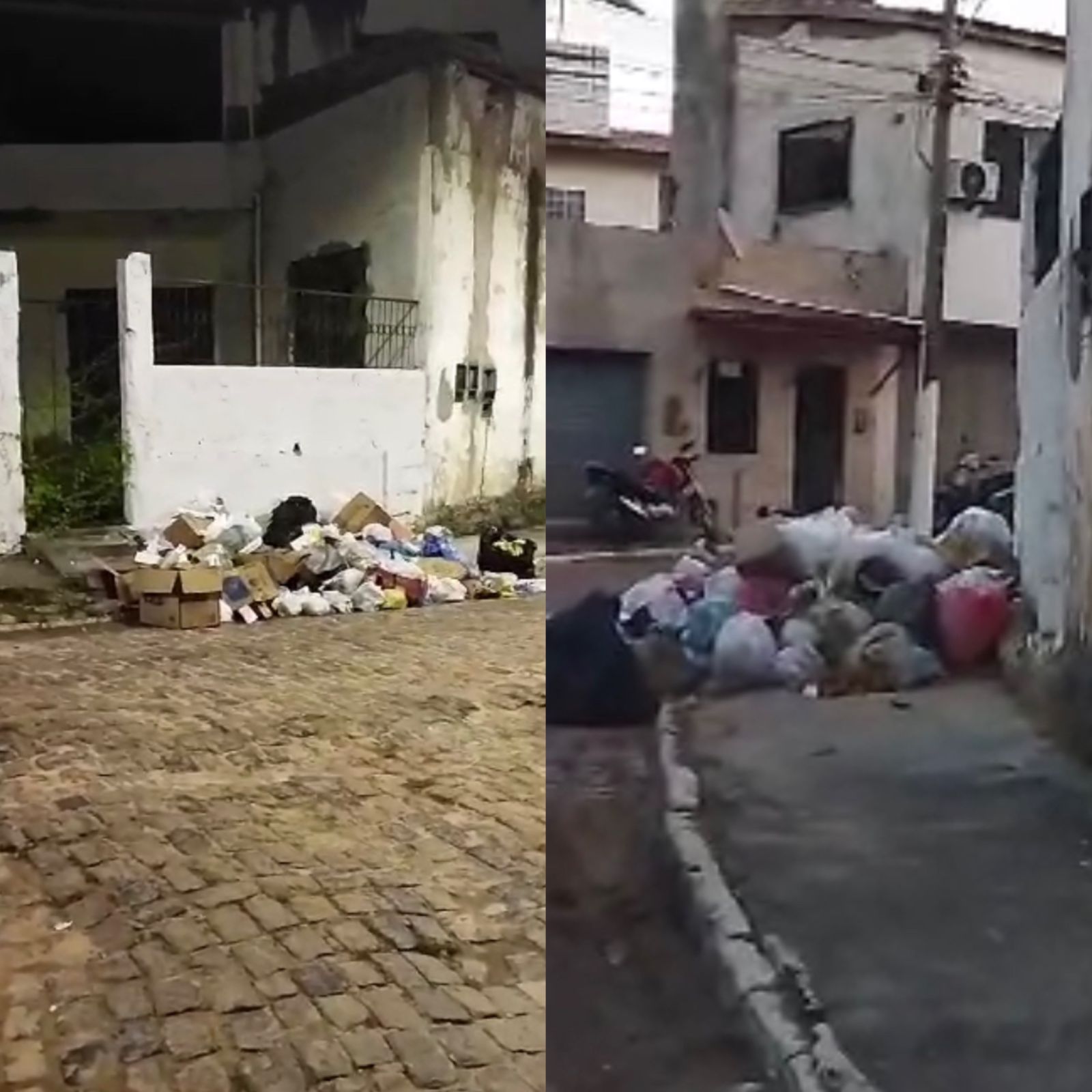 Moradores de São Sebastião do Passé reclamam da falta de coleta no centro da cidade 