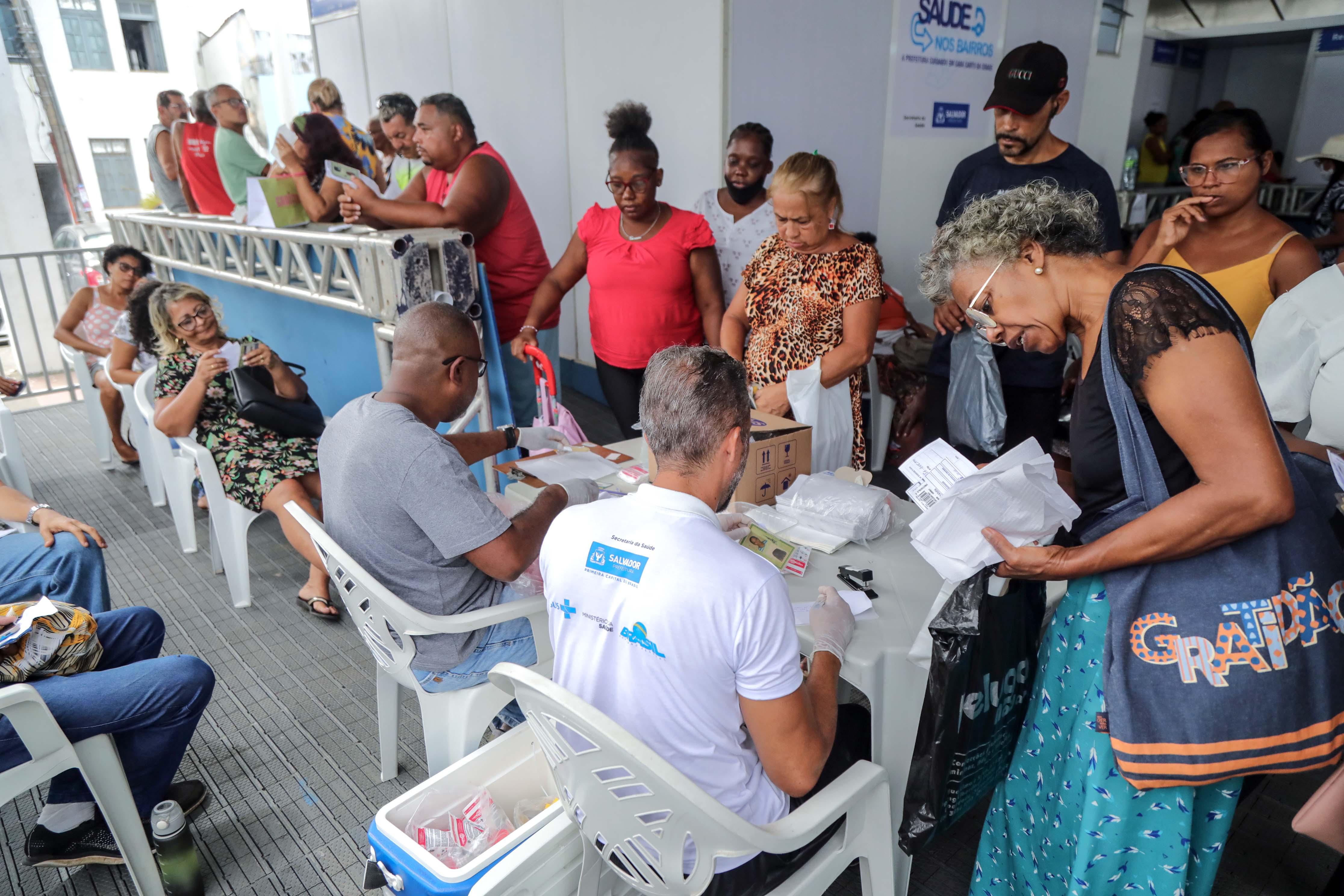 Saúde nos Bairros garante atendimentos simultâneos em Engenho Velho de Brotas e Fazenda Grande III