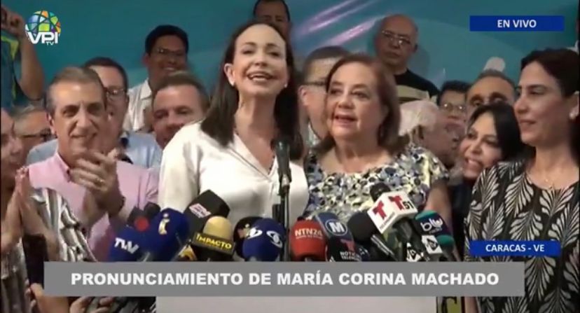 Venezuela: Maria Corina Machado indica Corina Yoris como candidata presidencial