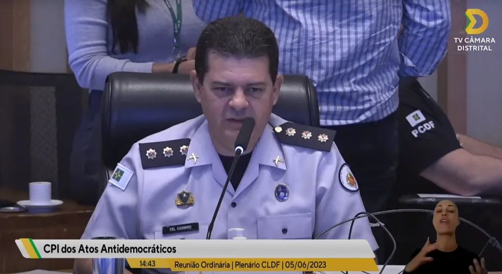 8/1: Moraes manda prender outra vez coronel da PMDF