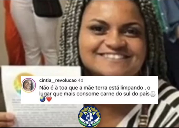 Assessora de deputado psolista diz que “a mãe terra está limpando o RS” 