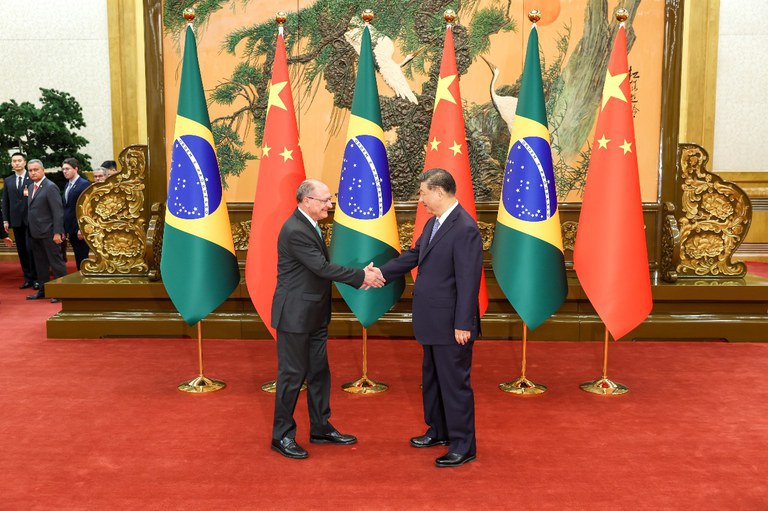 Brasil e China têm mesma mentalidade, diz Alckimin em encontro Xi Jinping 