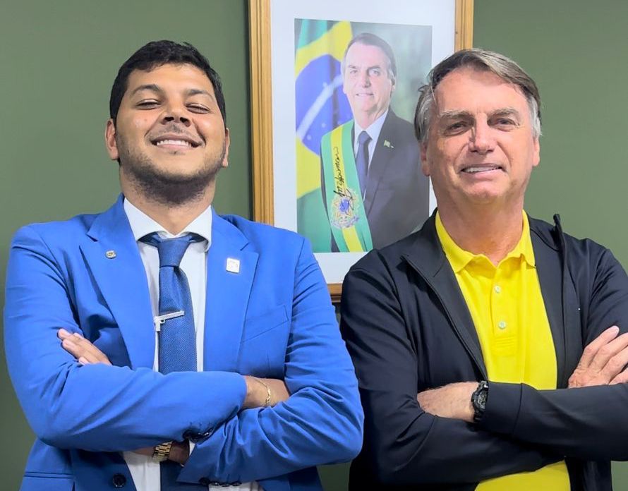 Diego Castro se reúne com Bolsonaro em Brasília e discute eleições municipais