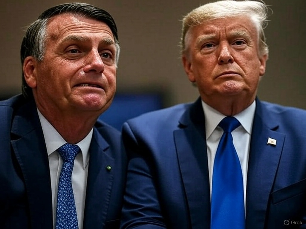 Bolsonaro expõe fraqueza e incoerência em comparação com Trump