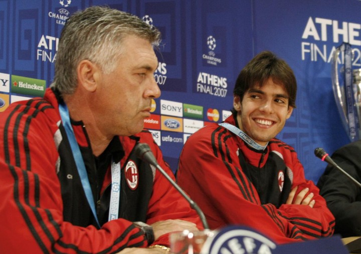 Kaká se diz pronto para apoiar Ancelotti na Seleção Brasileira