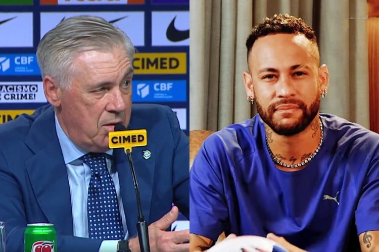 Ancelotti esclarece ausência de Neymar em convocação para as Eliminatórias