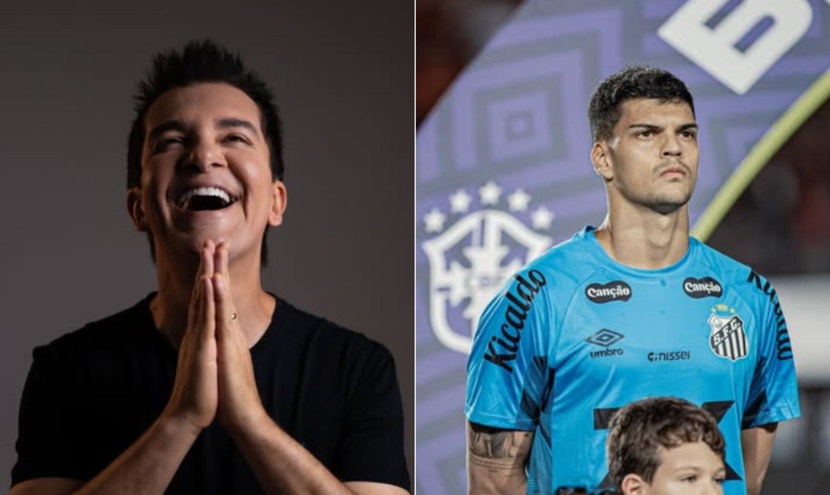 Regis Danese cobra dívida de Gabriel Brazão, goleiro do Santos, em redes sociais