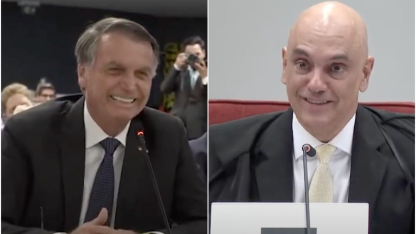 Bolsonaro faz convite inusitado a Alexandre de Moraes durante depoimento no STF