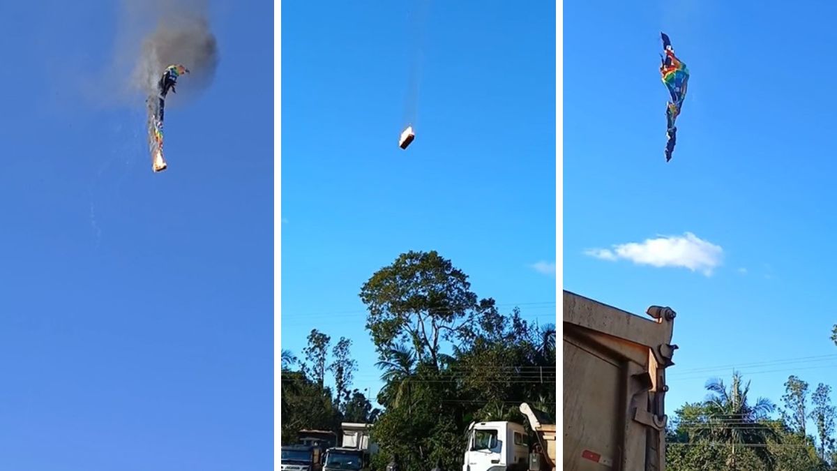 Tragédia em Santa Catarina: balão em chamas deixa quatro mortos; assista 