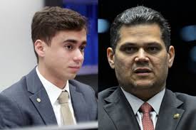 Nikolas propõe impeachment de Alcolumbre caso pedido contra Moraes não seja pautado