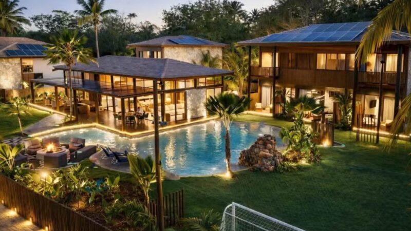 Caio Castro inaugura mansão de luxo para aluguel em Morro de São Paulo; diárias chegam a R$ 20 mil