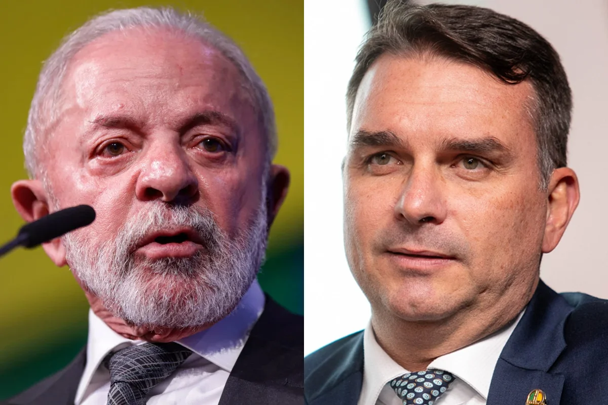 Lula e Flávio Bolsonaro lideram rejeição entre pré-candidatos