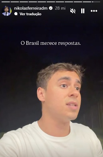 Deputado Nikolas Ferreira expõe conexões suspeitas entre Banco Master e ministros do STF