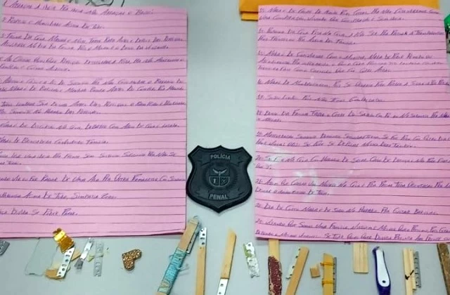 SEAP apreende cartilha com “leis do BDM” e arsenal artesanal no presídio de Irecê