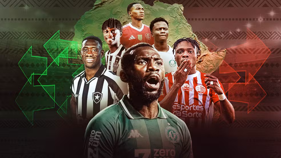 África ganha espaço no futebol brasileiro