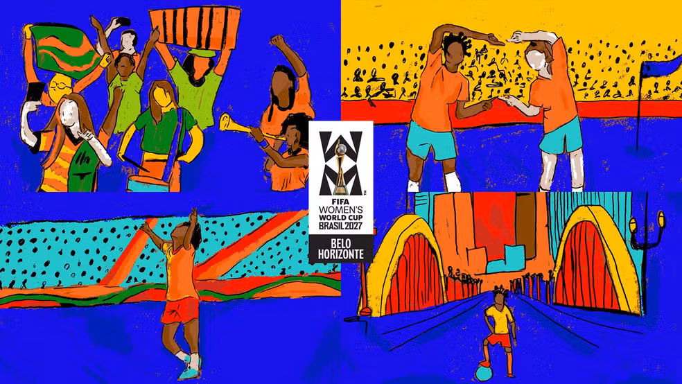 A Fifa dá início à contagem de 500 dias para a Copa do Mundo Feminina 2027