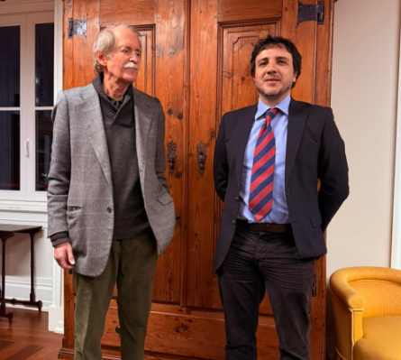 Em visita a Portugal, pré-candidato Renan Santos tem encontro com Dom Duarte Pio