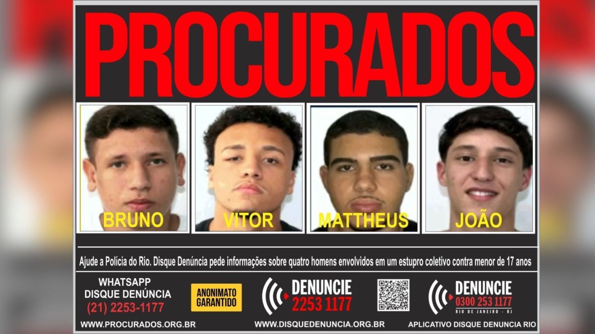 Adolescente de 17 anos vítima de estupro coletivo em apartamento de Copacabana reconheceu os agressores na delegacia