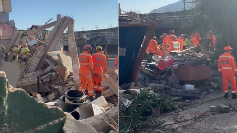 Desabamento em casa de repouso deixa vítimas soterradas em Belo Horizonte