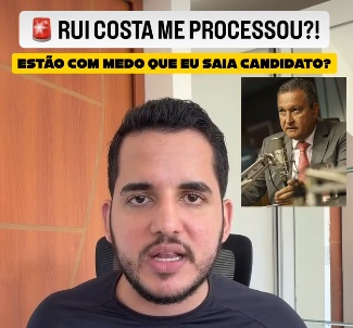Andrei Castro questiona possível processo por parte de Rui Costa em meio a denúncias de corrupção