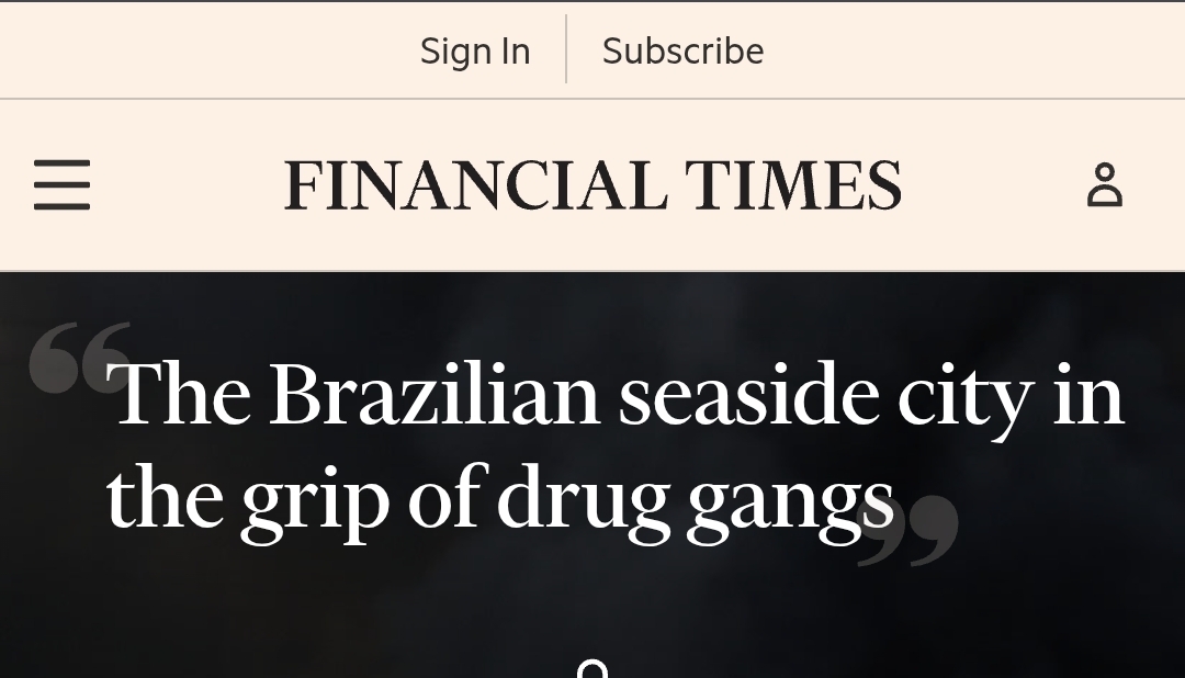 Financial Times revela avanço do Comando Vermelho em Fortaleza