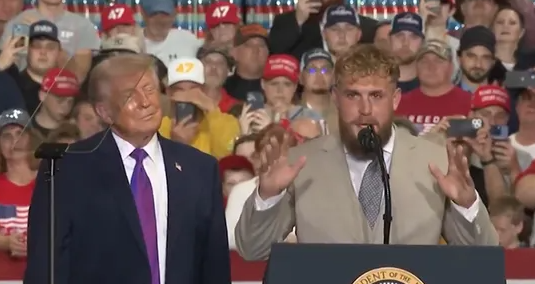 Trump prevê carreira política para Jake Paul e oferece endosso total