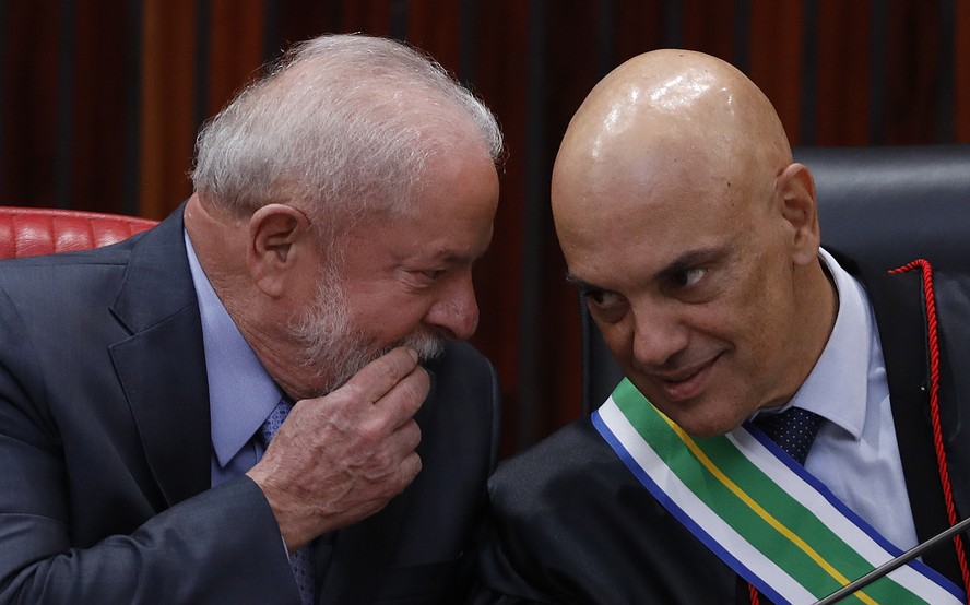 Lula manifesta desconforto com Alexandre de Moraes em diálogos reservados no Planalto