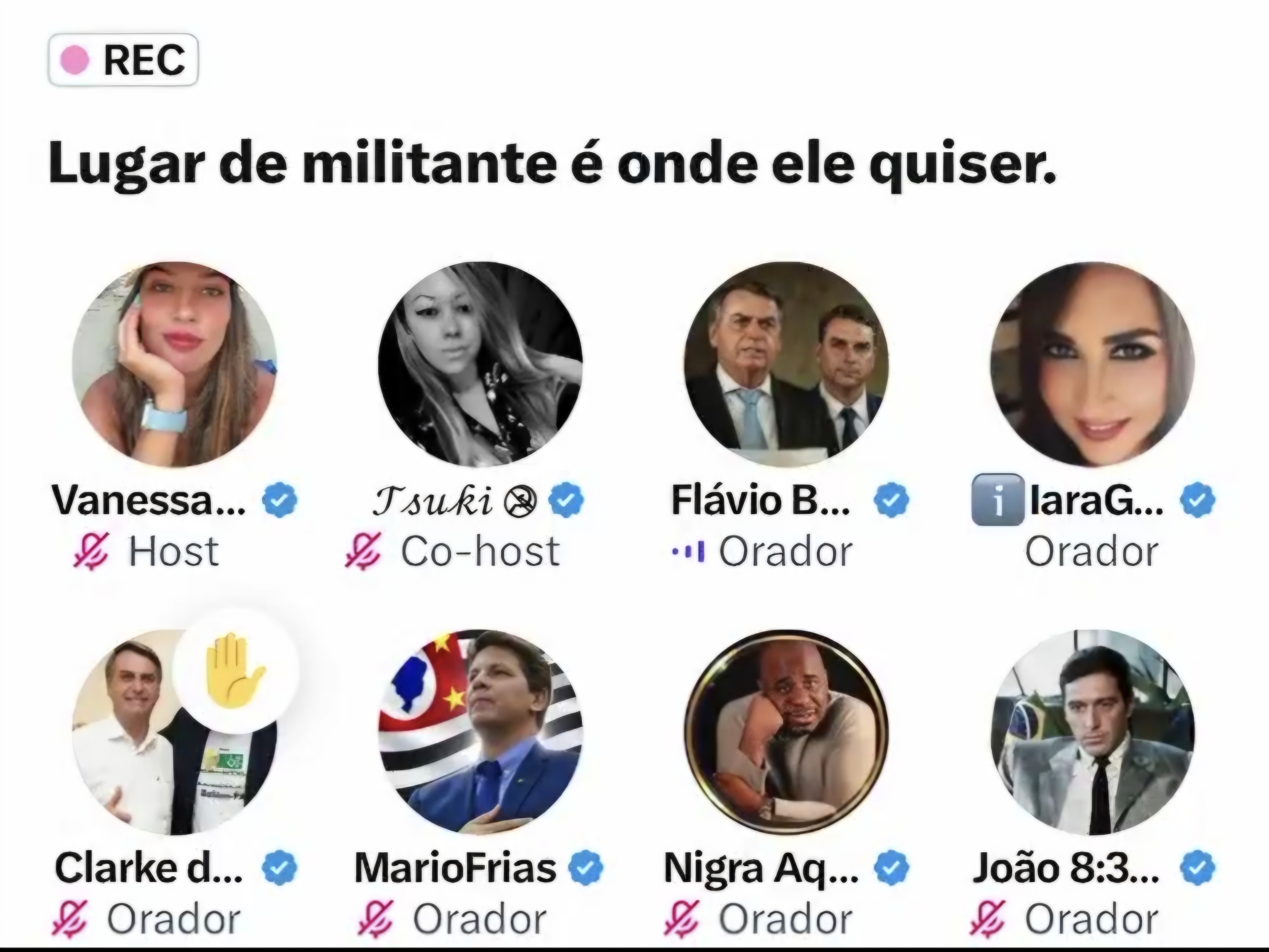 Flávio Bolsonaro repreende militantes em transmissão ao vivo no X