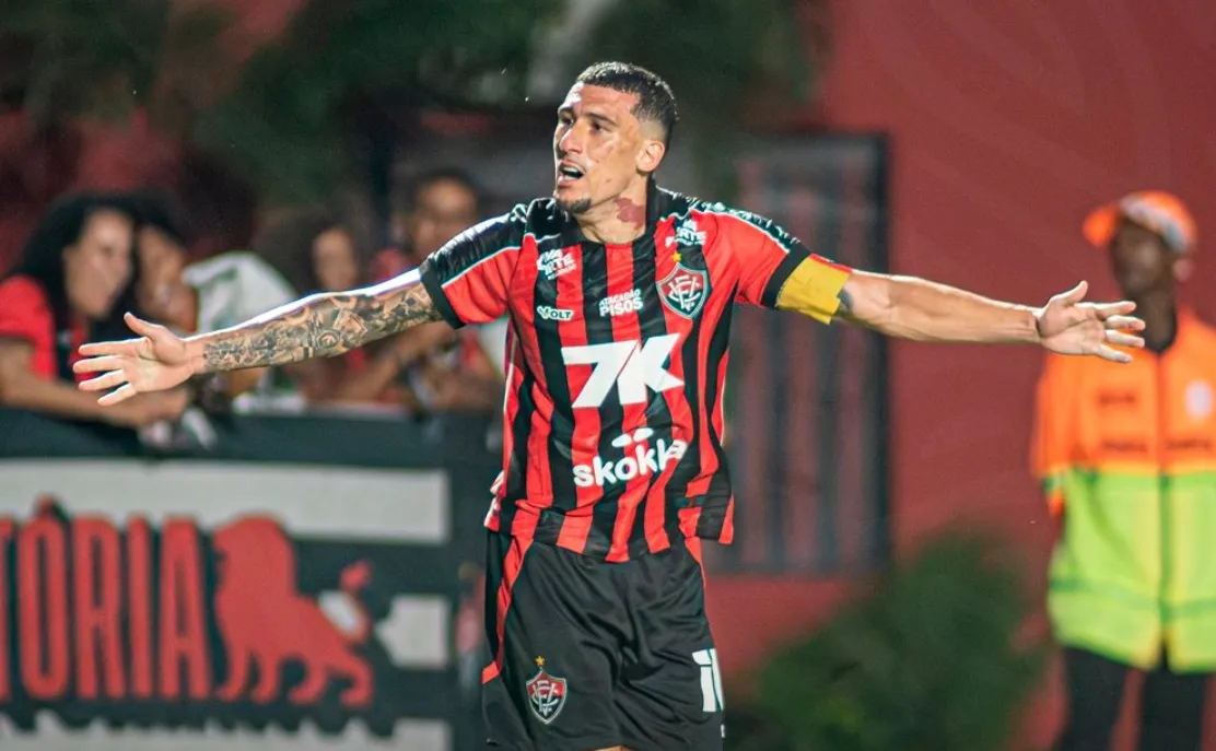 Vitória bate Mirassol por 1 a 0 e avança na tabela do Brasileirão