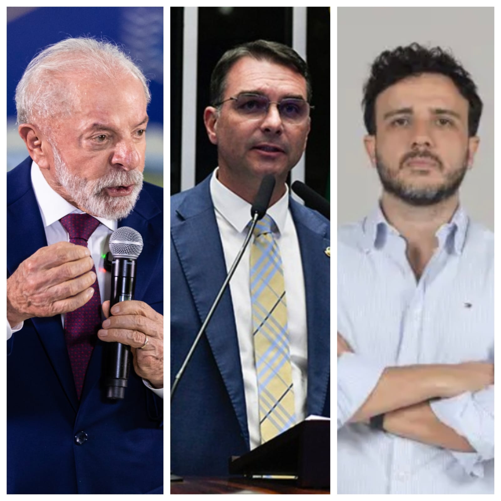 Lula lidera primeiro turno contra Flávio Bolsonaro em pesquisa Atlas