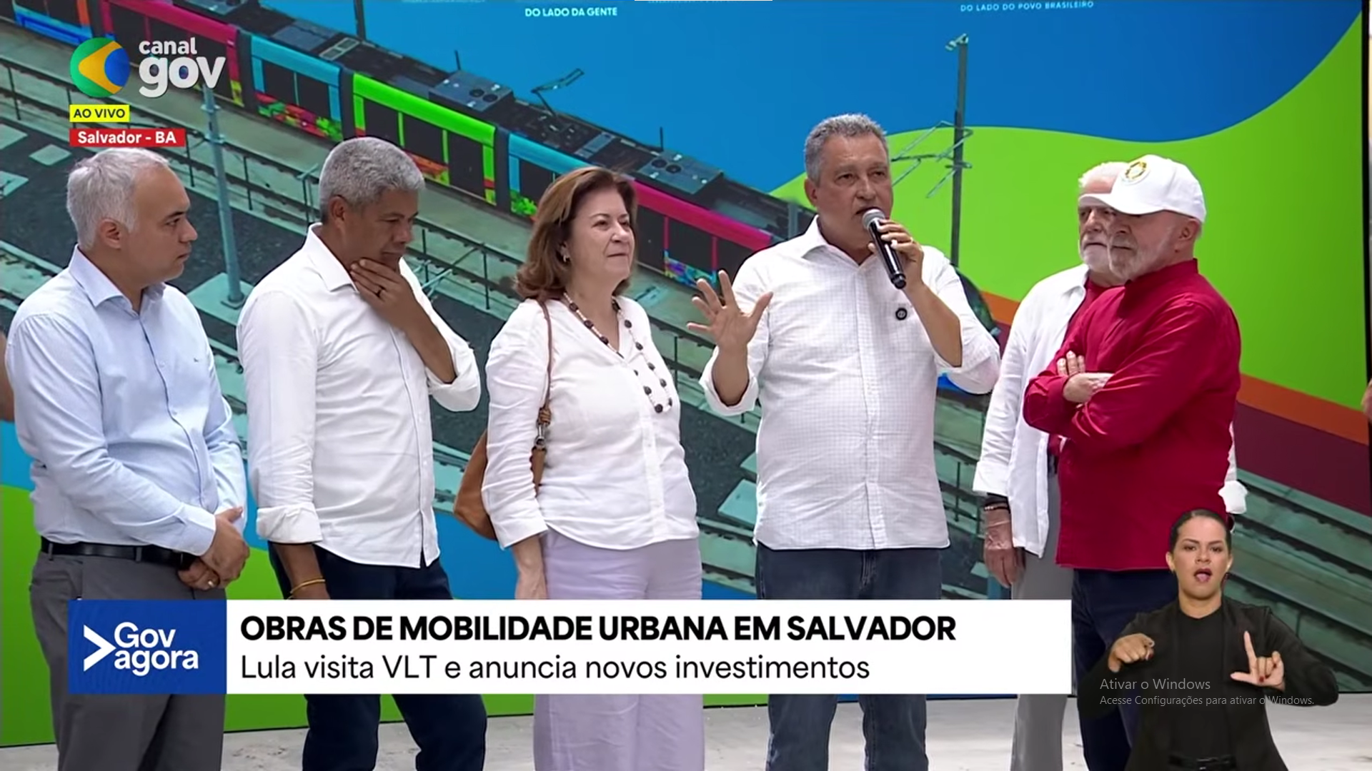 Vice-governador ausente em agenda com Lula