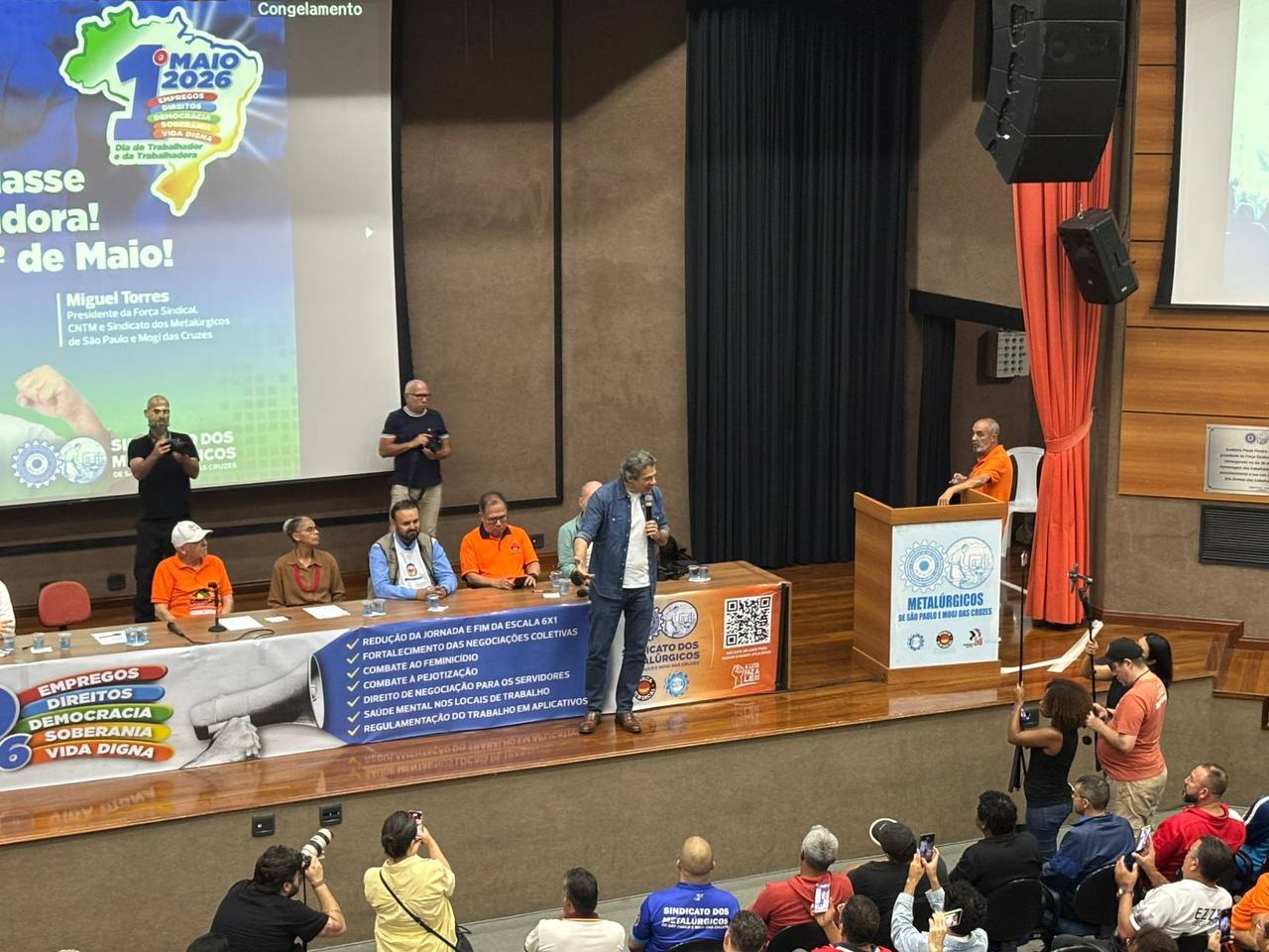 Evento de 1º de Maio em São Paulo registra baixa adesão