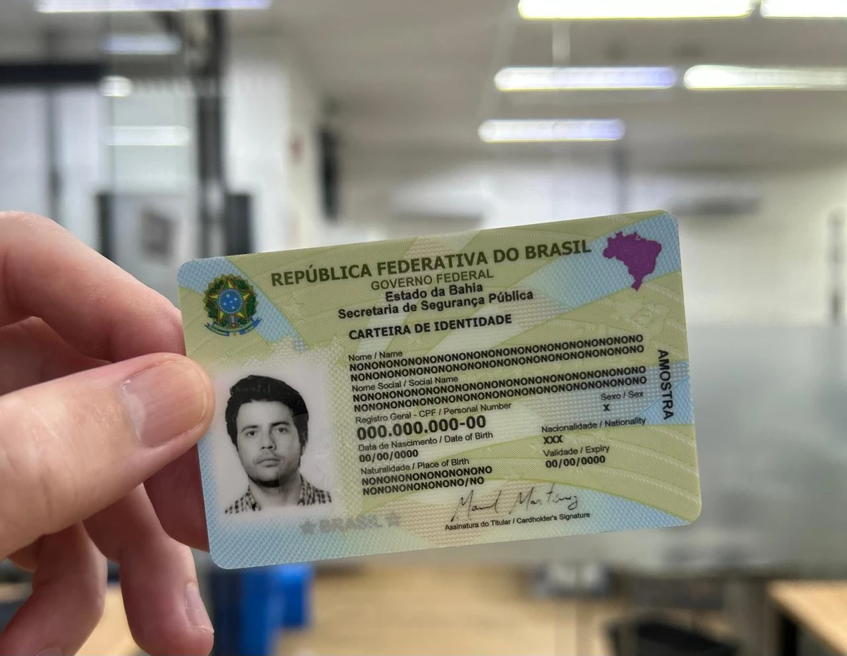 Bahia começa a emitir Carteira de Identidade Nacional em cartão mais resistente