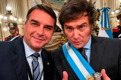 PL planeja discurso de Milei na convenção de Flávio