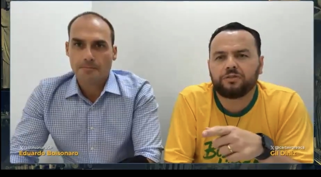 Eduardo Bolsonaro e Gil Diniz criticam Nikolas Ferreira por apoio a Ricardo Salles