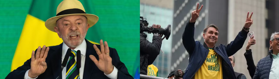 Lula e Flávio empatam em 40% no primeiro turno