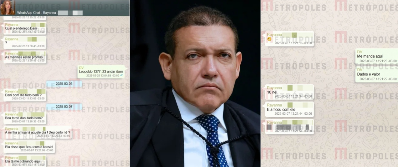 Mensagens de Vorcaro cobram R$ 10 mil e citam Kassio