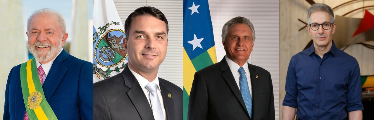 Lula empata com Flávio, Caiado e Zema