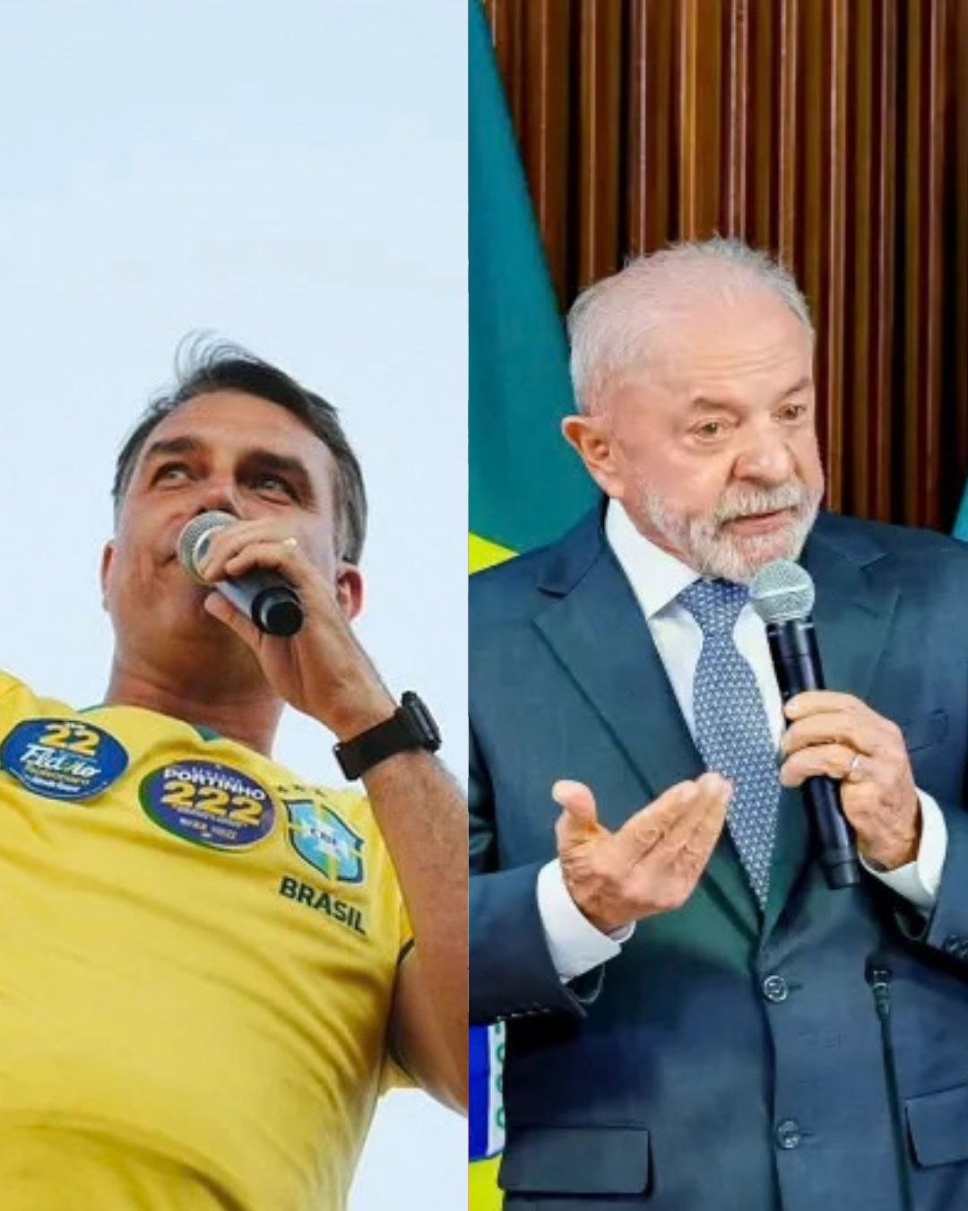 Lula e Flávio fecham a campanha em São Paulo com caminhada e carreata