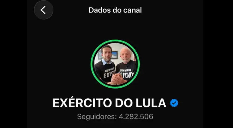 Canal “Exército do Lula” sai do ar