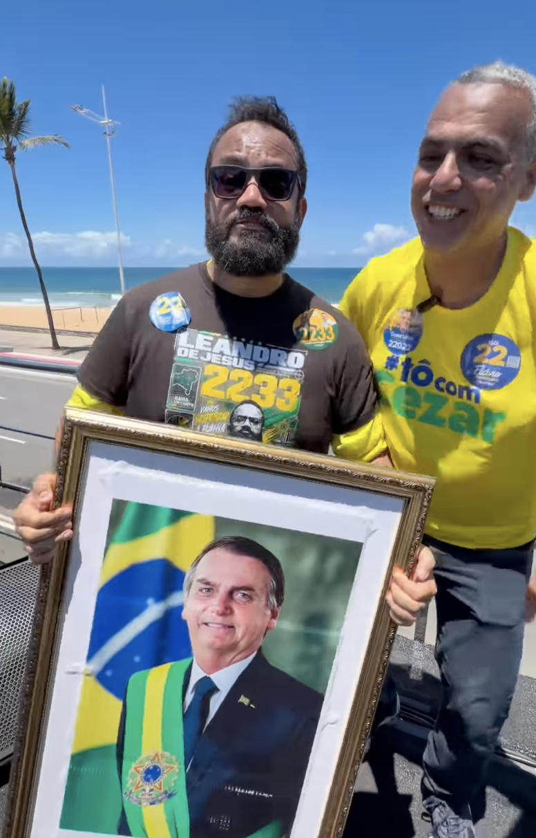 Eduardo Bolsonaro diz que Leandro de Jesus teria cargo em governo Flávio