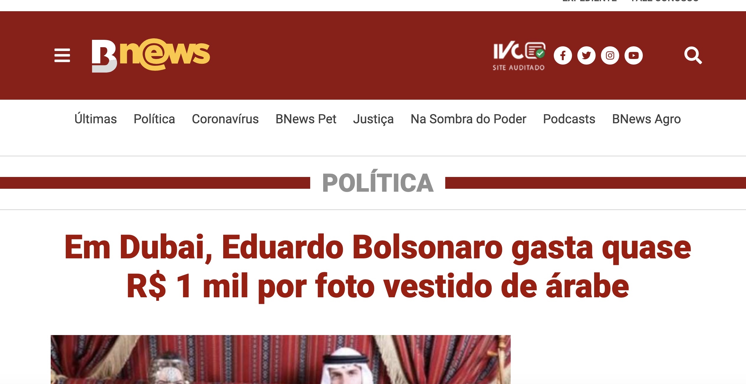 Site Bnews lança narrativa falaciosa como se Eduardo Bolsonaro tivesse utilizado recurso público em viagem